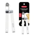 thumbnail image 1 of Rubbermaid Stainless Steel Garlic Press, 7.8” x 2.5” Garlic Mincer with Silicone Handle, Coconut Milk, 1 of 7
