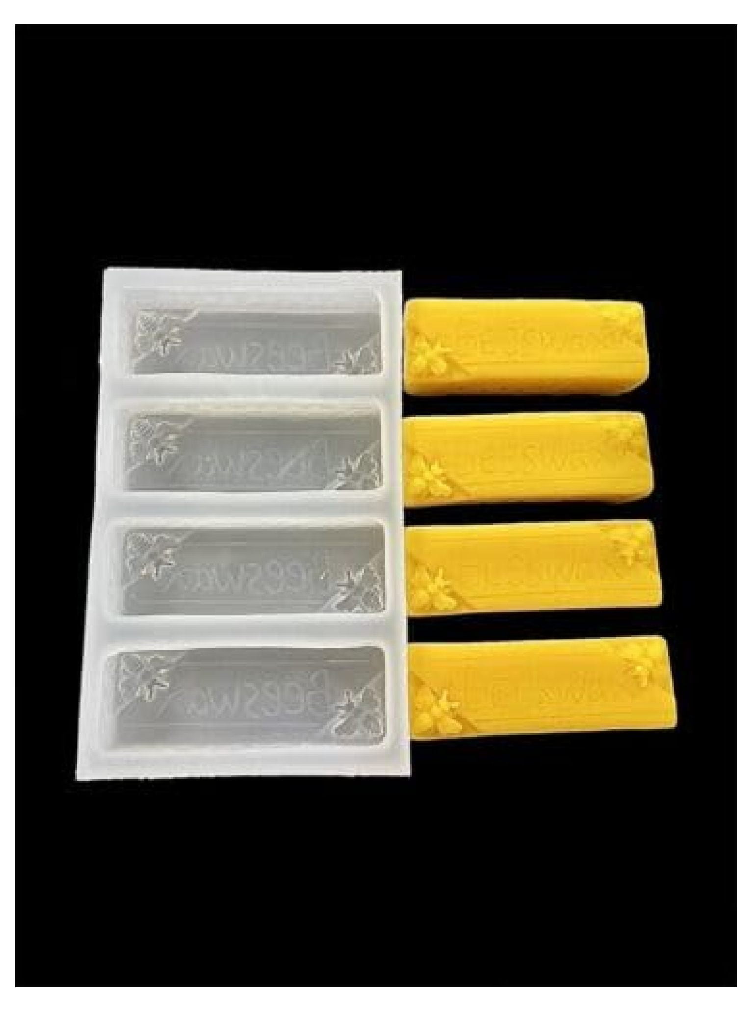 Silicone beeswax bar Mold 1 oz handmade