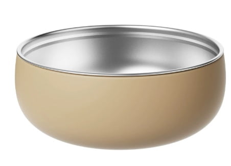 Silicone bowl with stainless steel baby bowl - drop-proof and heat-resistant children's tableware set