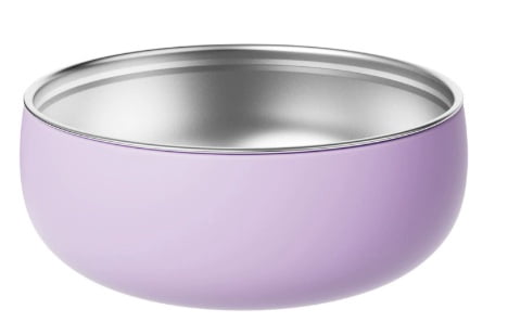 Silicone bowl with stainless steel baby bowl - drop-proof and heat-resistant children's tableware set