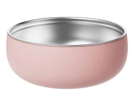Silicone bowl with stainless steel baby bowl - drop-proof and heat-resistant children's tableware set