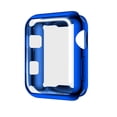 thumbnail image 1 of Silicone cover For Apple Watch case 3/2 iwatch 42mm/38mm screen protector protective frame soft All-around Ultra-thin - blue, 1 of 8