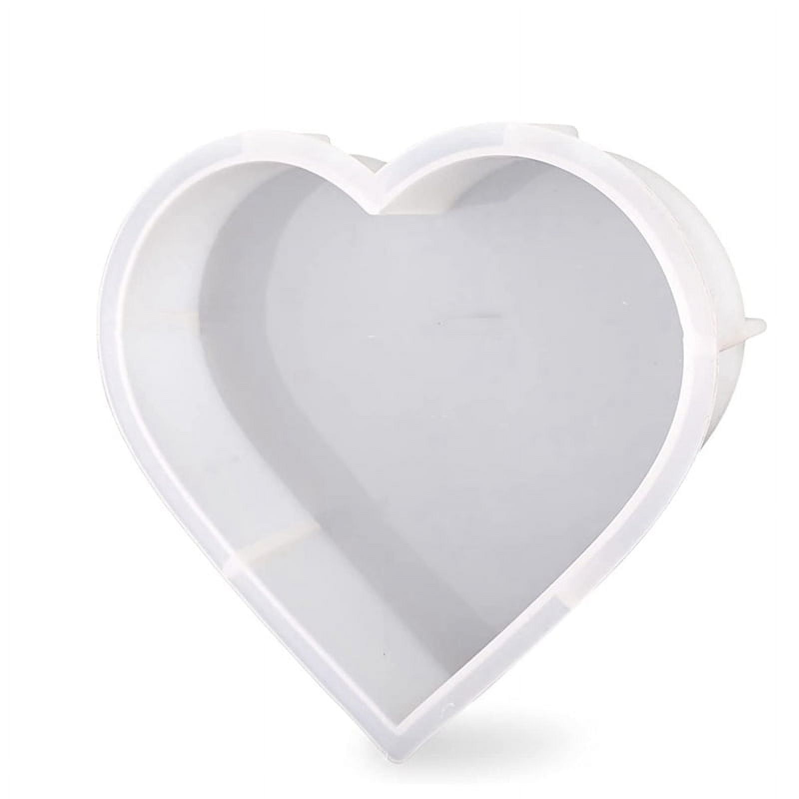 WILLBOND Heart Resin Silicone Molds for Resin Valentine's Day DIY Charms  Craft Heart Epoxy Mold Heart Shaped Casting Jewelry Mold (1)