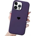 thumbnail image 1 of Silicone iPhone 14 Pro Case Cute Heart Lover Girly Women with Soft Anti-Scratch Microfiber Lining Protective Phone Case Cover for iPhone 14 Pro, 1 of 4
