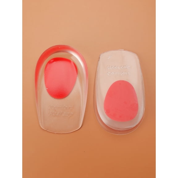 Silicone insole heel pad for male and female bone spurs to protect the heel, relieve soft pain, and relieve stress. Heel pad