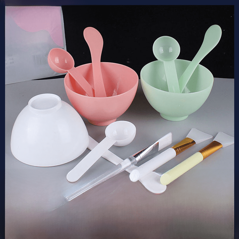 Silicone mask brush mask stick measuring spoon DIY beauty mask spa tool ...