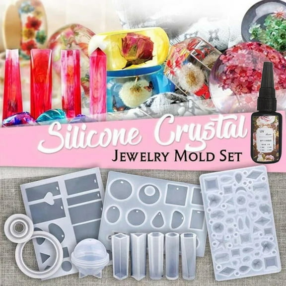 Silicone molds for resin Glue Glue Crystal Set 83 Crystal Handmade Jewelry Set DIY Pcs Home DIY
