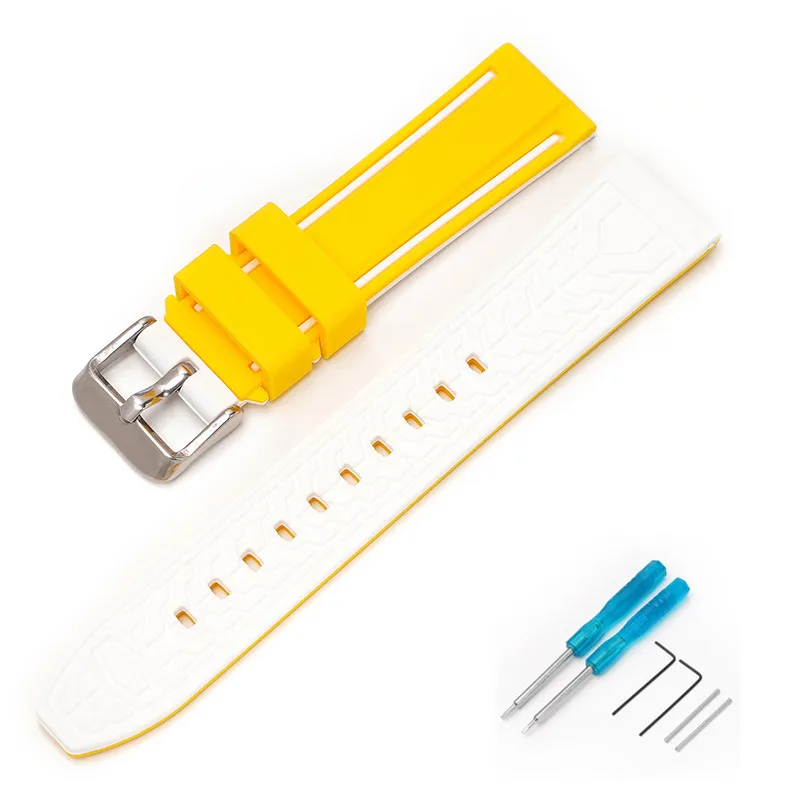 Silicone rubber strap for Swatch X Blancpain five oceans series men ...