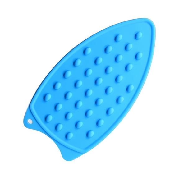 Clispeed Non Slip Silicone Placemat Sky Blue Foldable Table Mat for Plates and Dishes