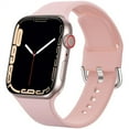 thumbnail image 1 of Silicone strap For Apple Watch band 40mm 44mm 45mm 41mm 38mm 42mm sport wristband bracelet iWatch series 7 6 5 4 3 se, 1 of 9