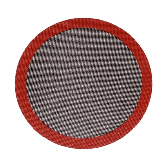 Silicones Grilling Mat With Fiberglass Net Design Rollable Baking Sheet For Indoor and Outdoor Cooking