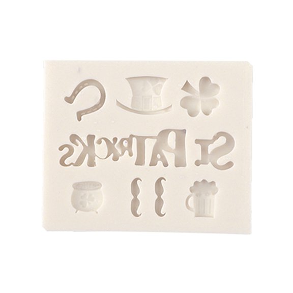 Silicones Molds Holiday Fondant Molds Irish Hat Baking Molds for Chocolate Candy Cake Decoration Molds