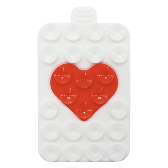 Silicones Suctions Phone Case Adhesive Mount Handsfrees, Strong Grip Holder for Selfie & Video for Most Model Phone