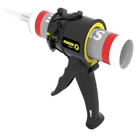 SILIGUN Compact 12:1 Caulking Gun - No Drip Caulk Gun - Patent Design - ABS Plastic Frame - Works with all 10 oz Tubes