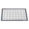 thumbnail image 1 of Silikomart Fiberglass with Circles Macaron Baking Mat with 40 Sets of 3 Concentric Circles  35mm, 40mm and 45mm, 1 of 2