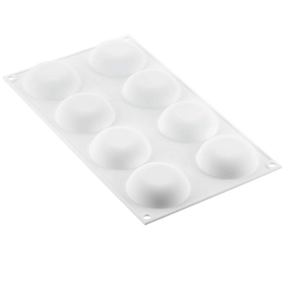 Silikomart Kit Tarte Ring Palet 70 Silicone Mold with 8 Cavities, Each 2.51 Inch Diameter x 0.70 Inch High