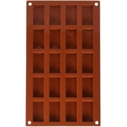 Silikomart Mini Financiers Cake Mould, 49mm x 26mm, Terracotta