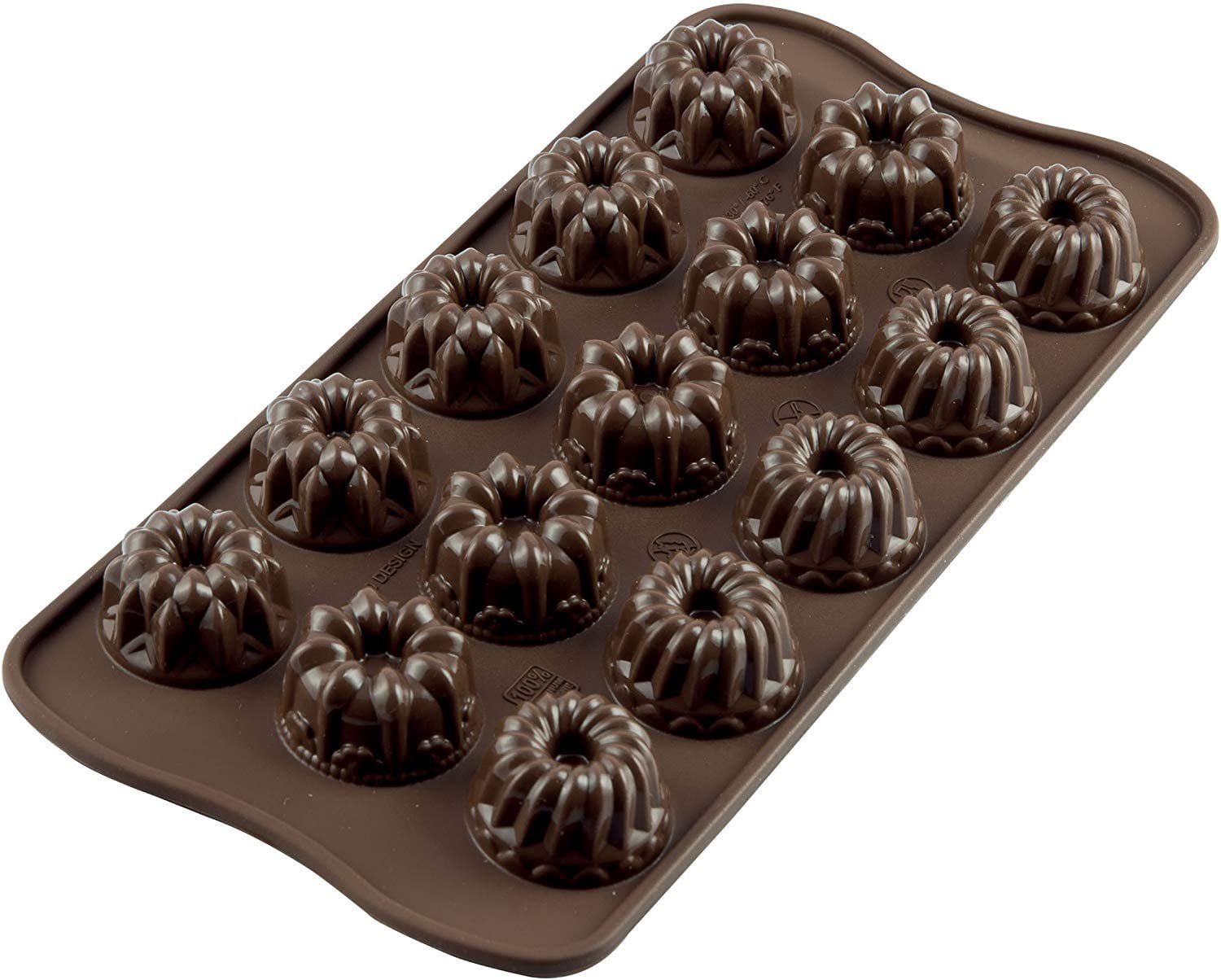 88-Cavity Cylinder Gummy Candy Silicone Molds,Chocolate Truffles Mold for  Fat Bo