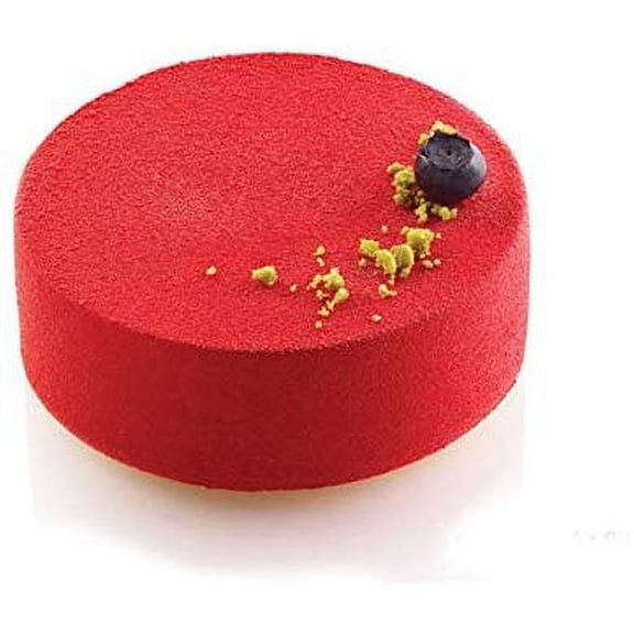 Silikomart SQ067 Silicone Baking Mold, Disc 4.13" Diameter x 1.57" High, 15 Cavities
