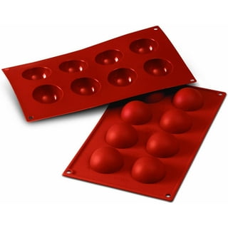 Large Semi Sphere Silicone Mold, Upgrade 6 Holes Chocolate Mold, 3