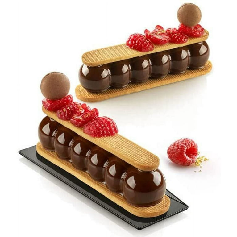 Silikomart Silicone Mould Truffle Eclair 75 with cutter 