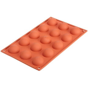 Silikomart Siliconflex Half-Sphere Mold, 1.57 Inch Diameter x 0.78 Inch High