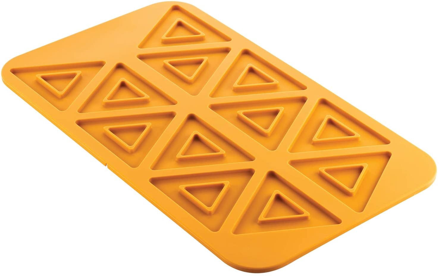 Silikomart Triangolo 2.0 Silicone Mold with 12 + 12 Triangle Cavities ...