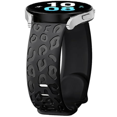Silikon Bracelet Band for Ticwatch Pro 3/Pro 3 GPS/Pro 3 Ultra GPS/Pro 3 LTE/GTX/E2/S2, 22mm Sport Leopard Wristband,Replacement Strap for Coros Pace 3/Apex 2 Pro/Apex Pro/Apex 46mm