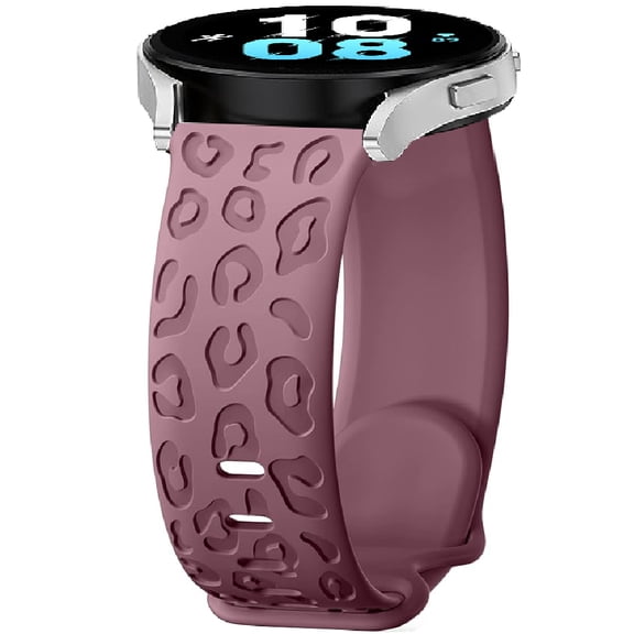 Silikon Bracelet Band for Ticwatch E3 / E / GTH, 20mm Sport Leopard Wristband,Replacement Strap for Coros Pace 2 / Apex 2 / Apex 42mm