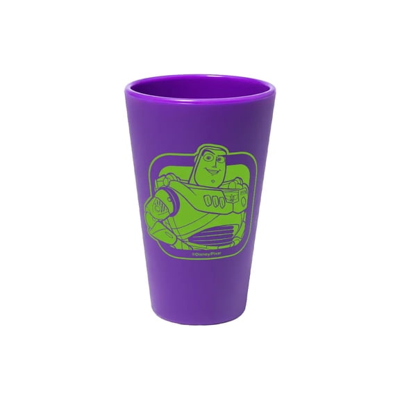 Silipint 16oz Silicone Pint Glass, Reusable Drinking Cup, Dishwasher, Microwave & Freezer Safe, Flexible Stemless Drinkware for Coffee, Smoothies  Cold Drinks  Disney Pixar Toy  Buzz Lightyer
