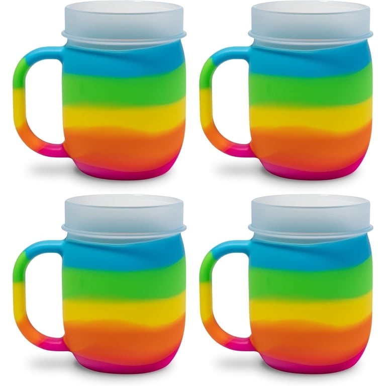 Silipint Silicone 25 oz Handled Barrel Pack of 4 Prism