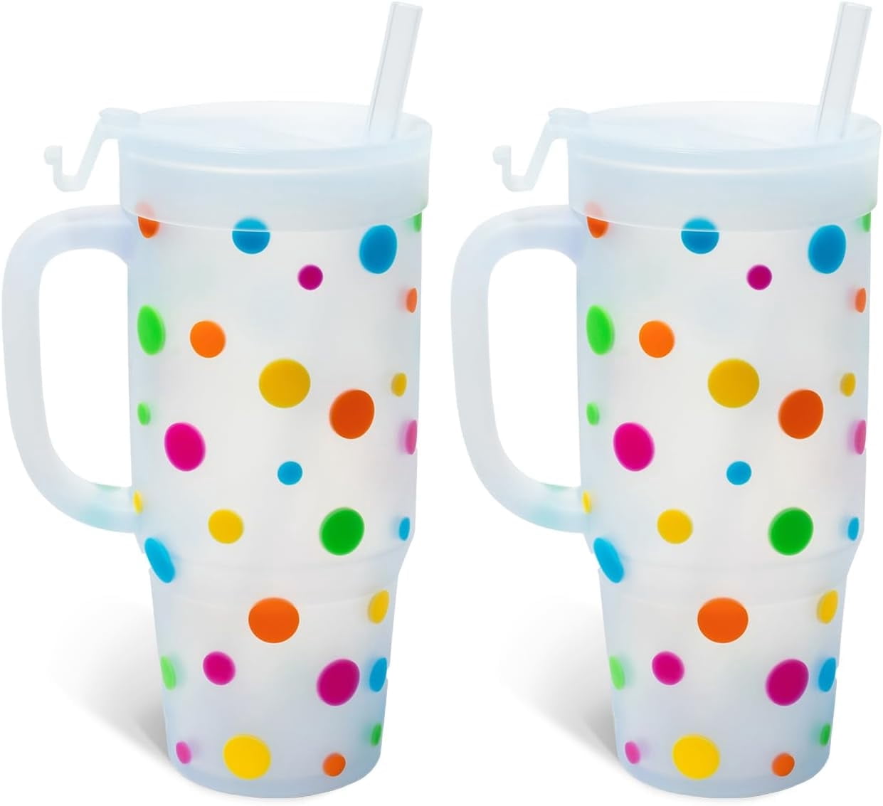 Silipint 32oz Silicone Humbler Tumbler with Handle, Flip Lid and Straw ...