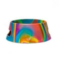 thumbnail image 1 of Silipint: Aqua-Fur Silicone 18oz Dog Bowl, Colapsible/Foldable, Hippie Hops, 1 of 5