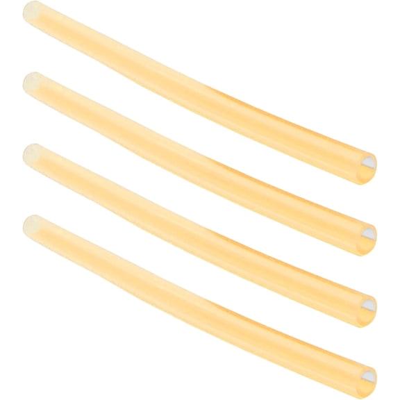 Silipint Reusable Straw – Flexible, Durable & BPA-Free Silicone Straw for All Ages – Comfortable, Dishwasher Safe, Eco-Friendly & Fun Sustainable Drinking Straw, Tough Tangerine - Pack of 4