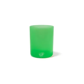 Silipint Silicone 12 oz Rocks Glass, Glow in the Dark Green