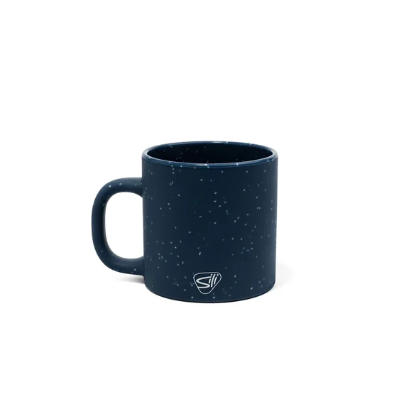Silipint Silicone 16 oz Coffee Mug, Speckled Blue