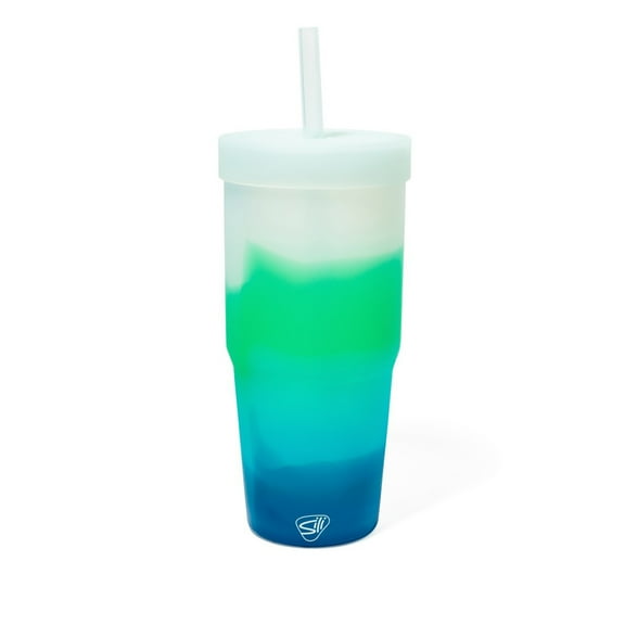 Silipint: Silicone 32oz Straw Tumbler: Mountain Air