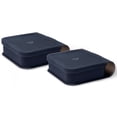 thumbnail image 1 of Silipint: Silicone Go Go Bowls: 2pk Sandwich Size: Smoke - Unbreakable, Microwavable, Flexible, Attached Lid, Travel, 1 of 7
