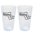 thumbnail image 1 of Silipint: State Pint Glasses 16oz: 2 Pack - Massachusetts - Icicle Silicone Cups, Unbreakable, Hot/Cold Drinks, Dishwasher-Microwave-Freezer-Oven Safe, 1 of 5