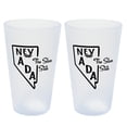 thumbnail image 1 of Silipint: State Pint Glasses 16oz: 2 Pack - Nevada - Icicle Silicone Cups, Unbreakable, Hot & Cold Drinks, Dishwasher-Microwave-Freezer-Oven Safe, 1 of 5