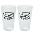 thumbnail image 1 of Silipint: State Pint Glasses 16oz: 2 Pack - Washington - Icicle Silicone Cups, Unbreakable, Hot & Cold Drinks, Dishwasher-Microwave-Freezer-Oven Safe, 1 of 5