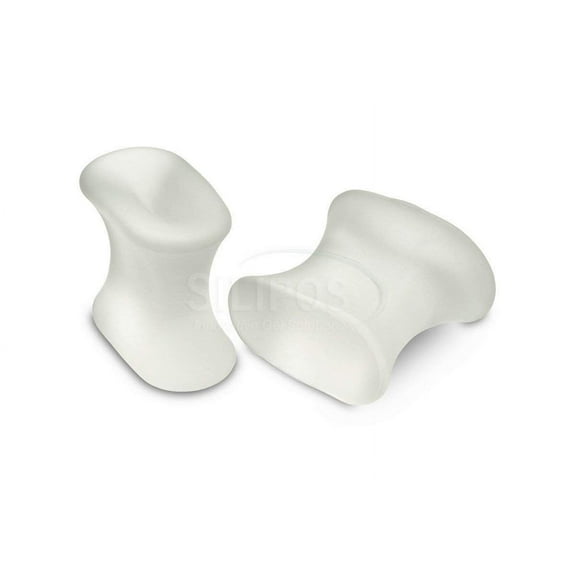 Silipos 11505 Gel Toe Spreader  (Pack of 4) Toe Spacer Relieves Bunion, Corn, Callus Pain - Toe Isolator with Mineral Oil. Foot Care Insoles