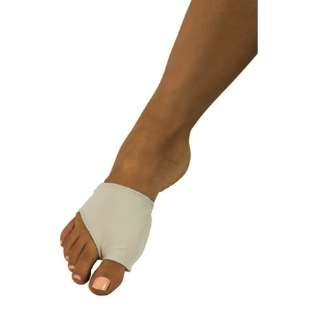 Silipos 92782 Deluxe Gel Bunion Sleeve - One Size Washable Forefoot Cushion Bunion Support Sleeve with Mineral Oil Gel Pad Foot Pain Relief