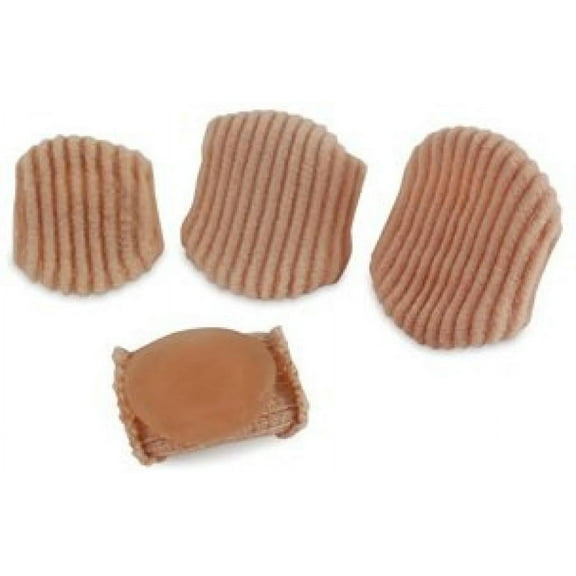 Silipos Digit Pads, Fabric/Gel, without Closure, Washable, Large/X-Large, 12 Count