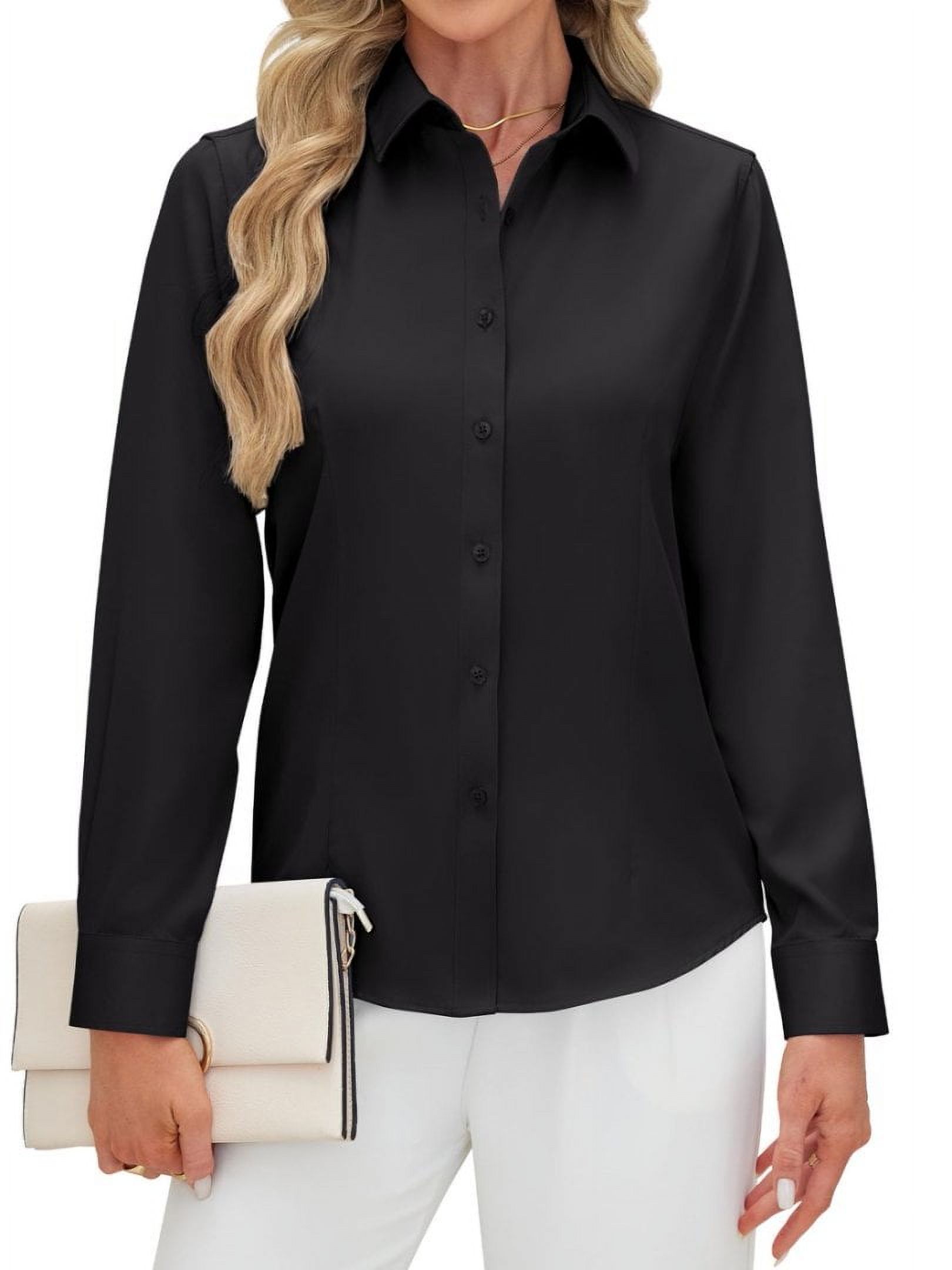 Womens Button Down Shirts in Womens Tops - Walmart.com