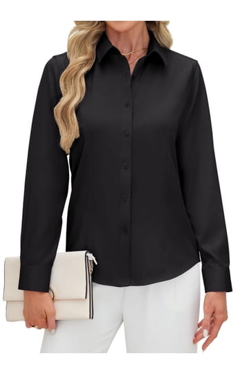 black dress shirt for women All American Clothing Co