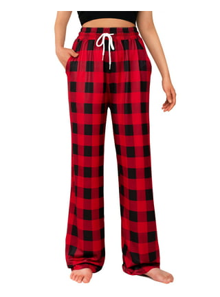 Jockey Women's Super Combed Cotton Relaxed Fit Checkered Pajama
