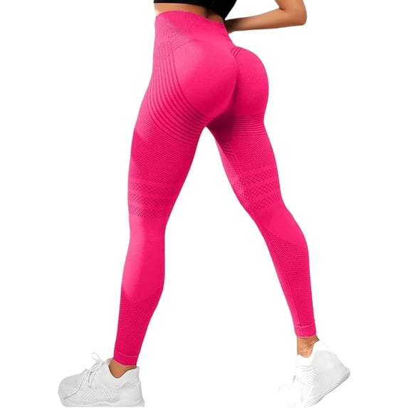 Nibconce 3D Cellulite Leggings, Womens High Waist Compression Resistance Band Leggings