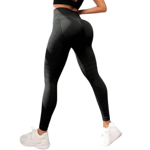 Silix 3D Cellulite Leggings, Womens High Waist Compression Resistance Band Leggings, Butt Lifting Tummy Control Yoga Pants