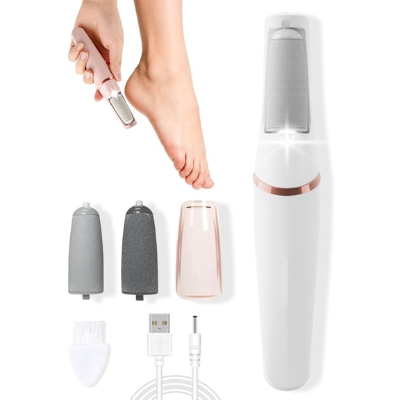 Silk 3 Pro Callus Remover, 2026 Upgraded 3rd Electric Callus Remover for Feet, Foot File Callus Remover Pedicure Tools with 2 Speeds, for Dry/Calluses/Cracked/Hard Skin - Soft Smooth Skin(Pink)